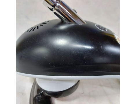 Infrazon fryzjerski klimazon Saturn czarno-biały wiszący do przyspieszania wzmacniania zabiegów pielęgnacyjnych włosów oraz do odbudowy koloryzacji ondulacji do salonu Outlet - 5